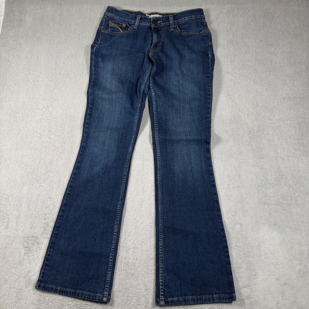 Levi's 524 Too Superlow Bootcut Jeans Women's Size 9 L/C Dark Wash Stretch Y2K